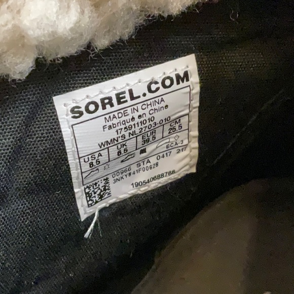 Sorel Joan of Arctic Wedge Shearling Boot in Black - Picture 12 of 13